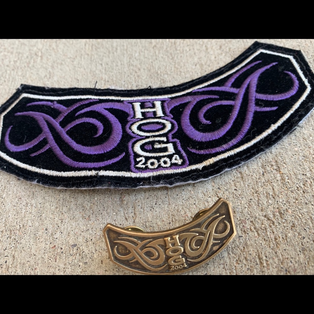 Harley Owners Group Matching patch and pin